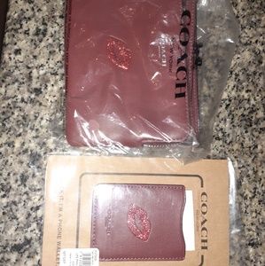 Coach wristlet and phone wallet